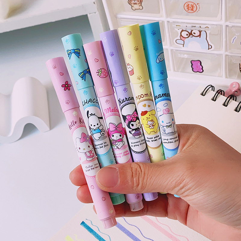 6Pcs Sanrio Hello Kitty Highli - огляд і ціна Illustration Marker Set