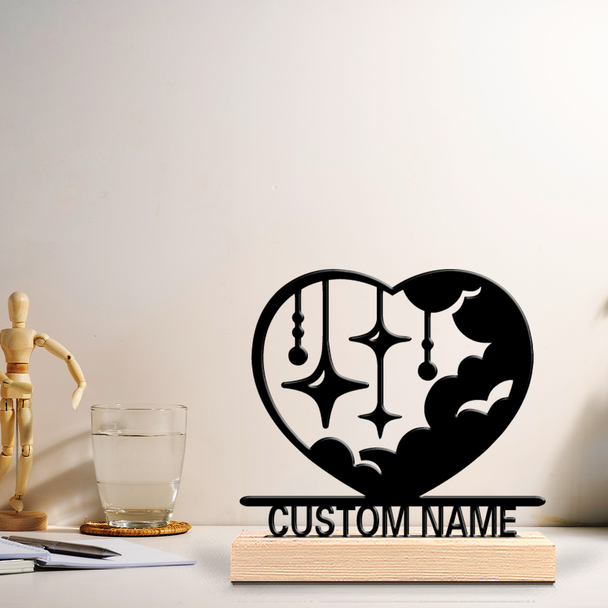 1pc Fashion love cloud Customi - огляд і ціна Art Craft Usa