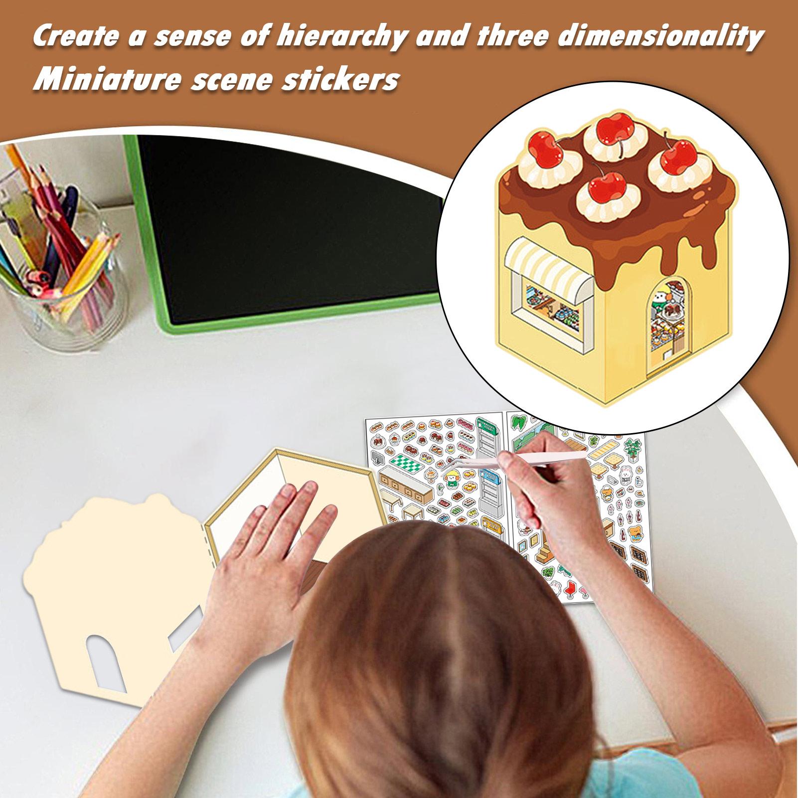 Sticker Rooms Book Miniature R - огляд і ціна Art Craft House Making