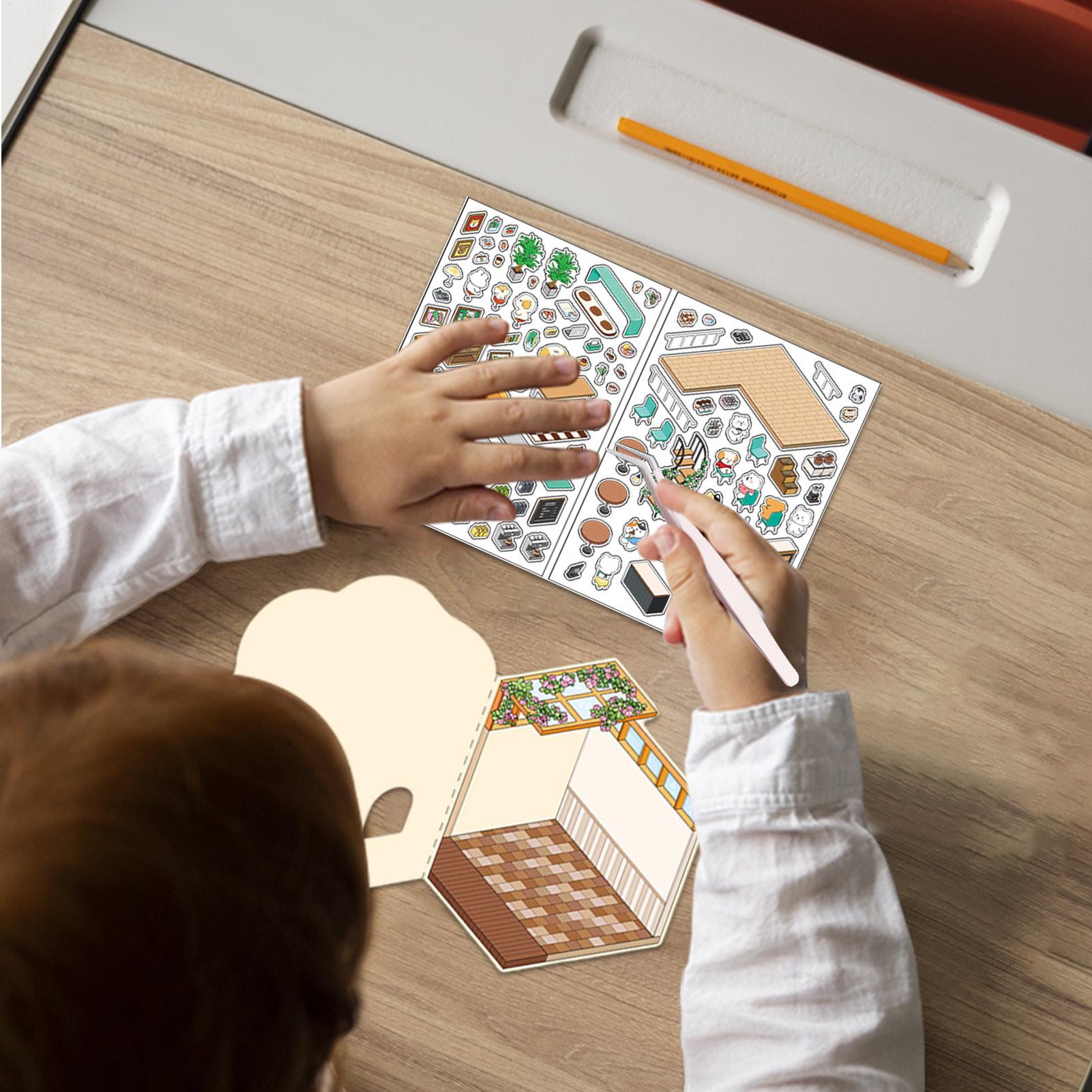 Sticker Rooms Book Miniature R - огляд і ціна Art Craft House Making