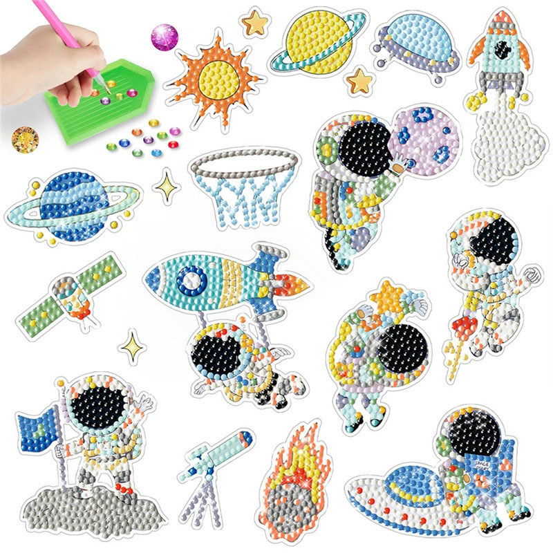 Space Diamond Art Kit For Kids - огляд і ціна Art And Craft Rocket