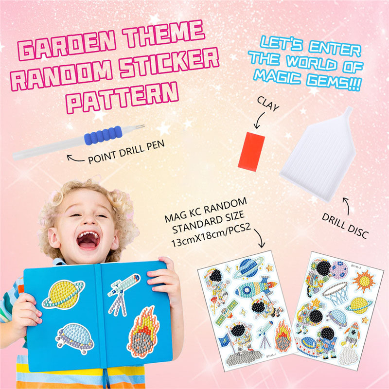 Space Diamond Art Kit For Kids - огляд і ціна Art And Craft Rocket