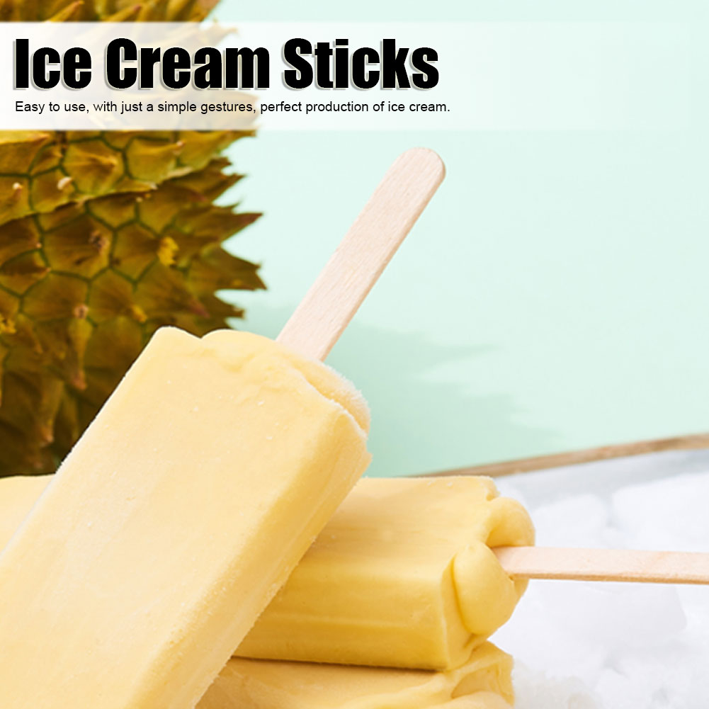 400PCS Wooden Ice Cream Sticks - огляд і ціна Art Craft Ice Cream
