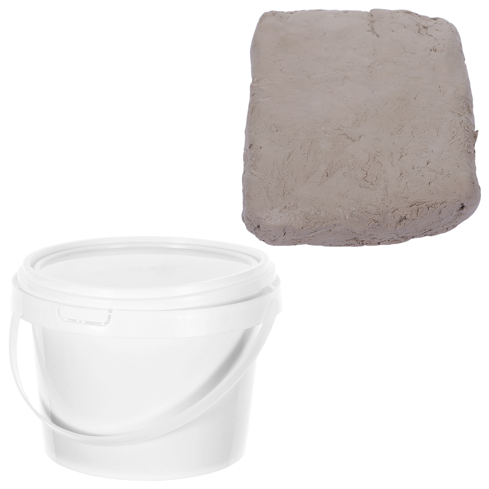 1Set White Air Dry Clay Bucket - огляд і ціна Air Dry Clay