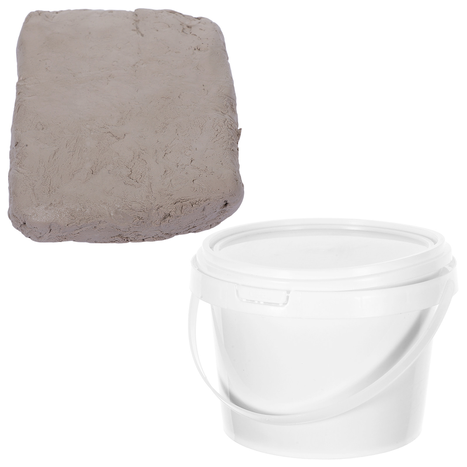 1Set White Air Dry Clay Bucket - огляд і ціна Air Dry Clay