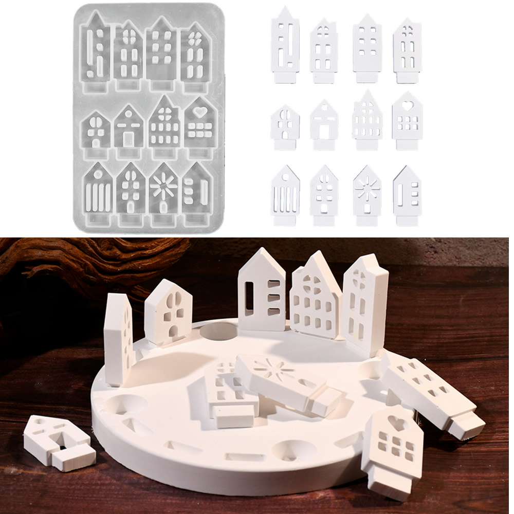 Hollow Small House Candle Hold - огляд і ціна Art Craft House Making