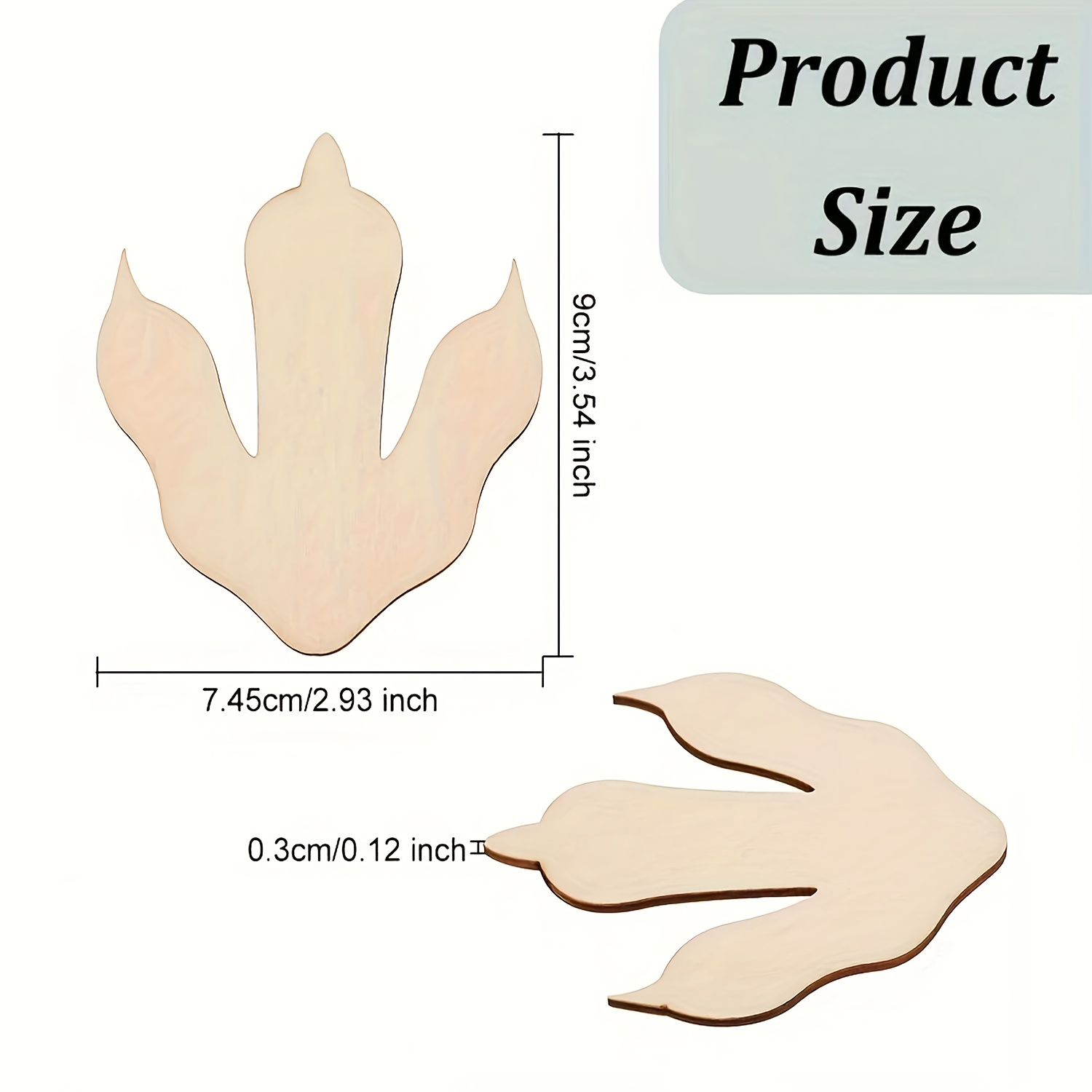 10/20 Pieces Wooden Dinosaur F - огляд і ціна Dinosaur And Craft