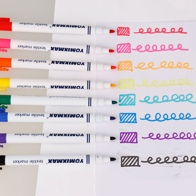 12 Colors Fabric Paint Marker  - огляд і ціна Art Craft Stationery