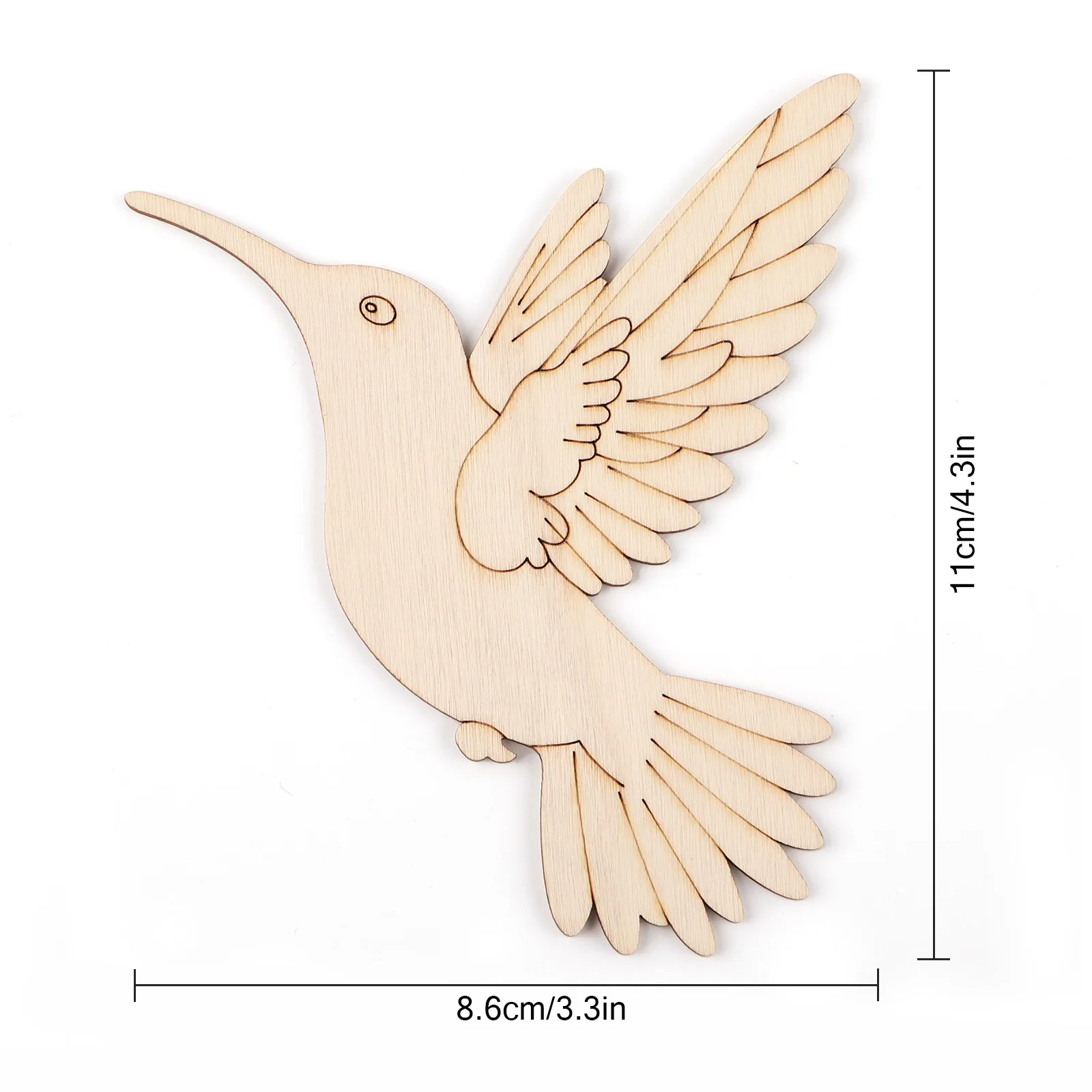 10pcs Unfinished Wood Animal B - огляд і ціна Art Craft Usa