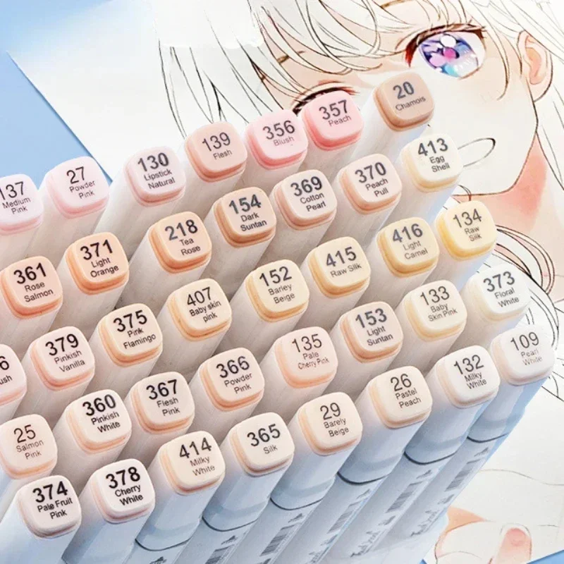 6/12/24/30 Colors Skin Tone Du - огляд і ціна Illustration Marker Set