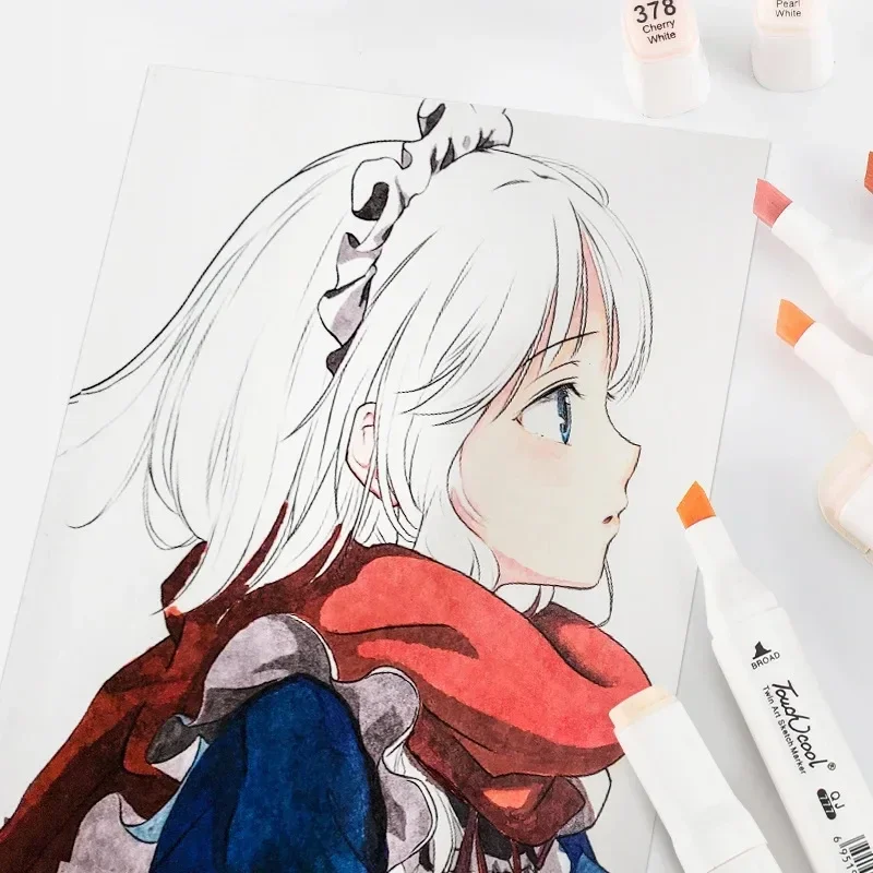 6/12/24/30 Colors Skin Tone Du - огляд і ціна Illustration Marker Set