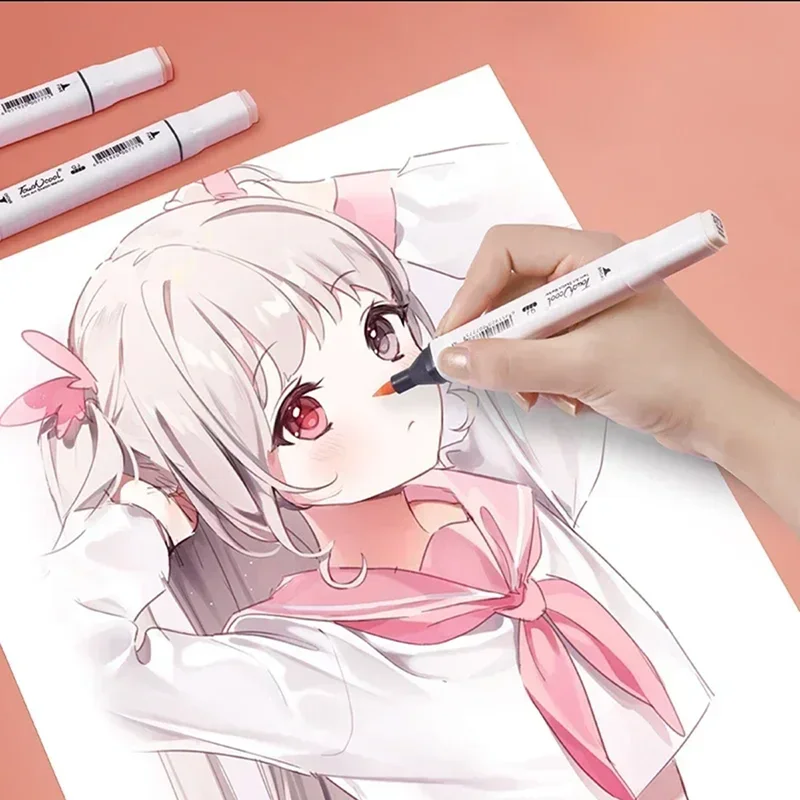 6/12/24/30 Colors Skin Tone Du - огляд і ціна Illustration Marker Set