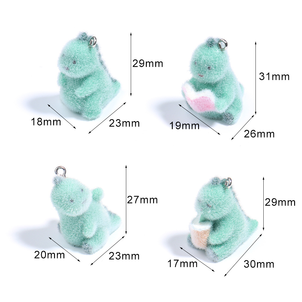 4Pcs 3D Mini Dinosaur Pendant  - огляд і ціна Dinosaur And Craft