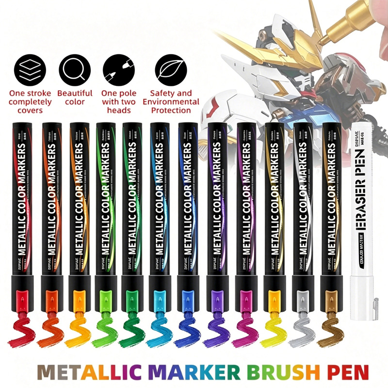Metallic Markers Colouring Pen - огляд і ціна Illustration Marker Set