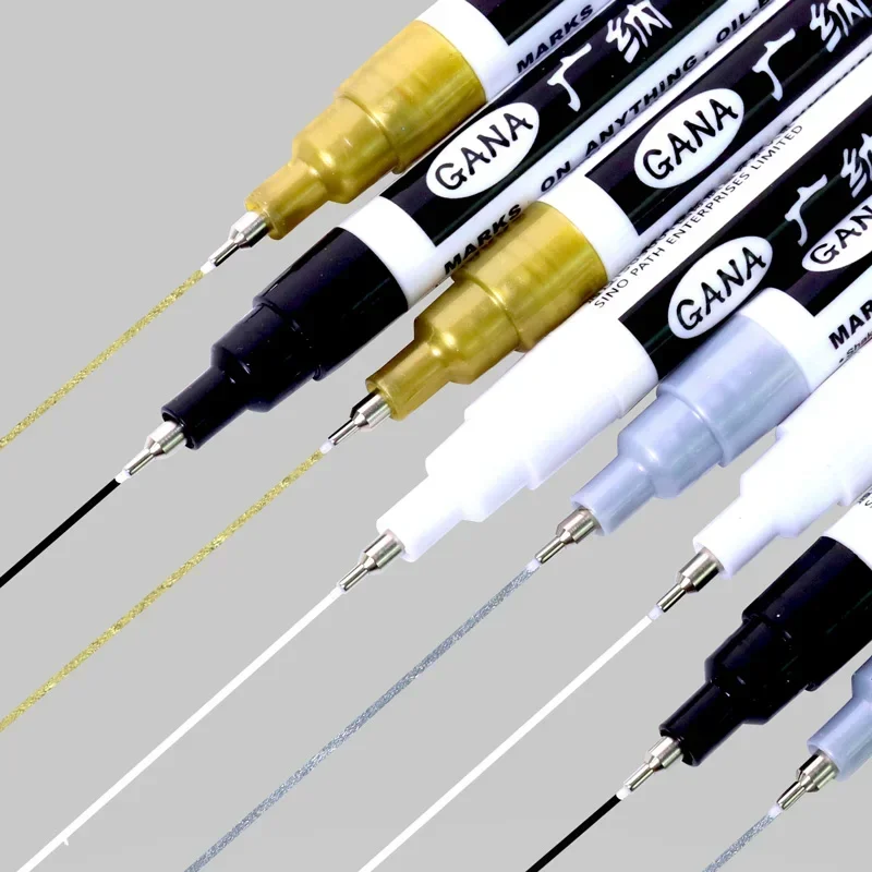 4Pcs/set Oil Based White Black - огляд і ціна Illustration Marker Set