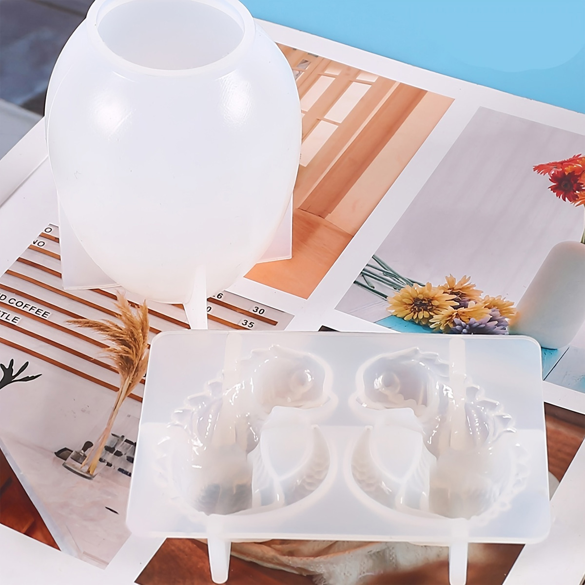 Silicone Dragon Egg Molds, 2-P - огляд і ціна Dinosaur And Craft