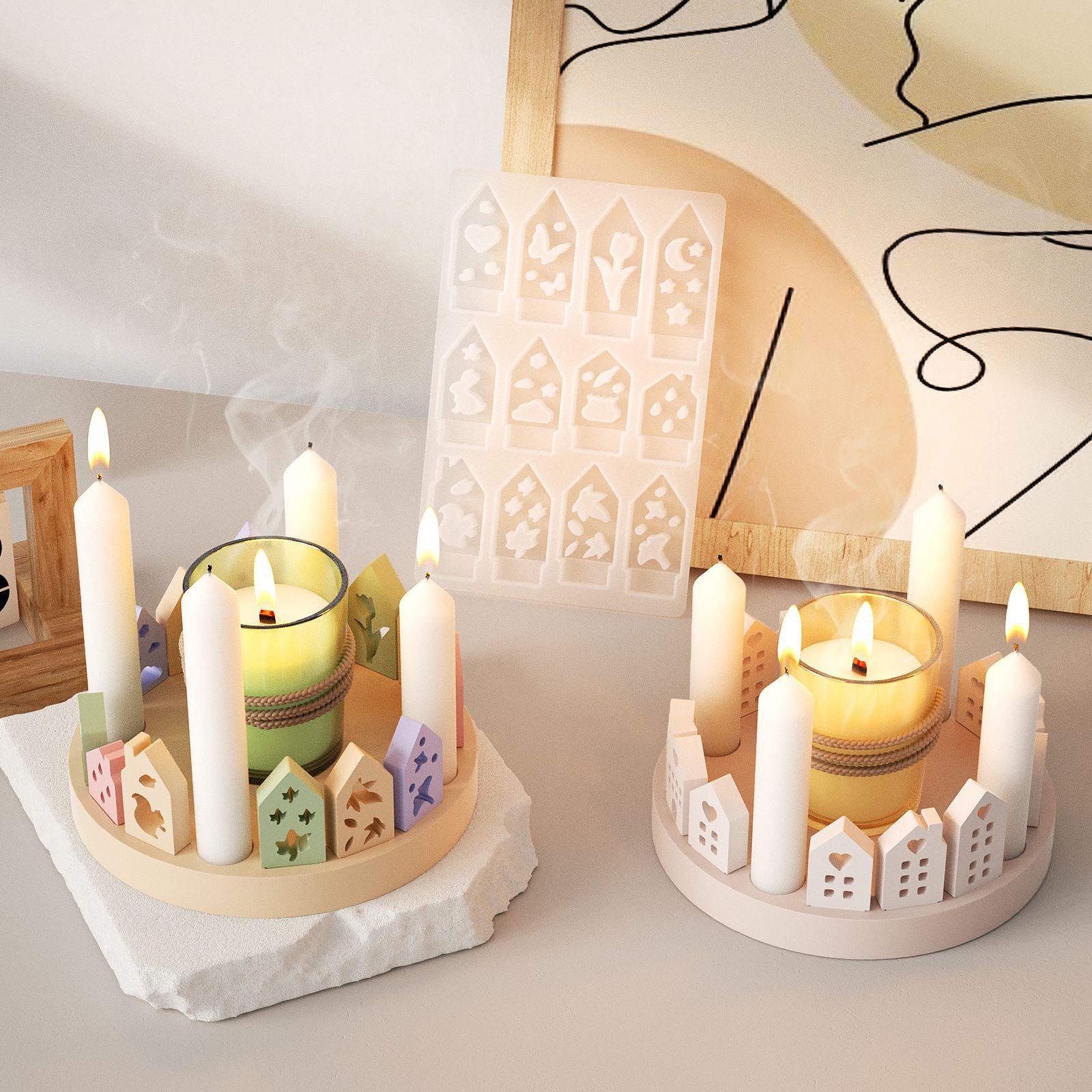 Hollow House Rabbit Candle Hol - огляд і ціна Art Craft House Making