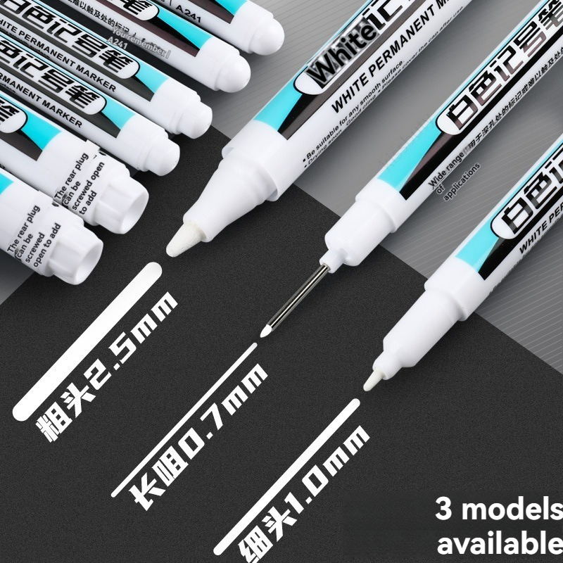 1/10/20Pcs White Permanent Mar - огляд і ціна Illustration Marker Set