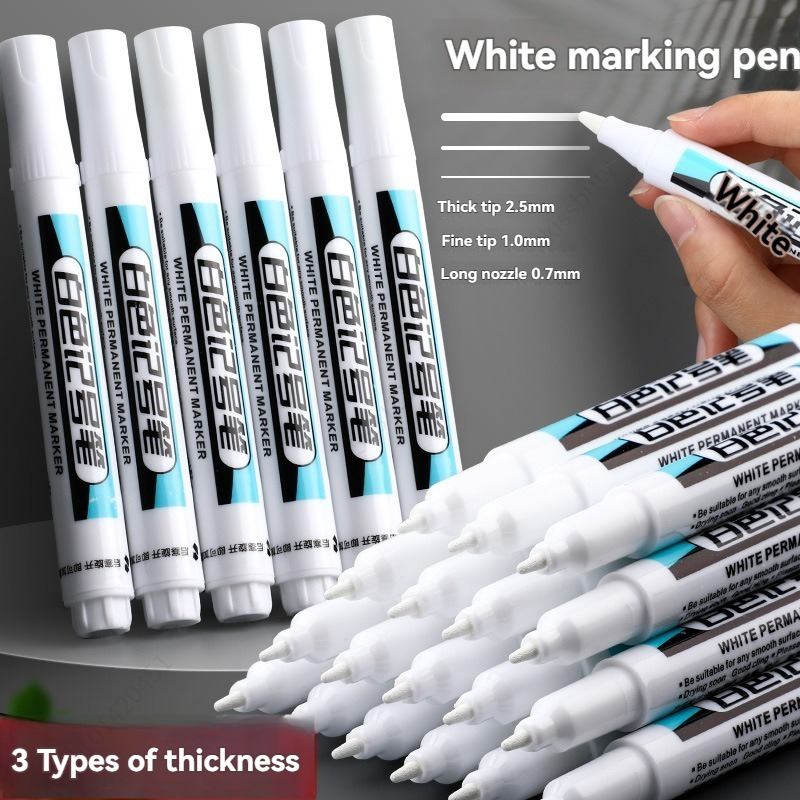 1/10/20Pcs White Permanent Mar - огляд і ціна Illustration Marker Set