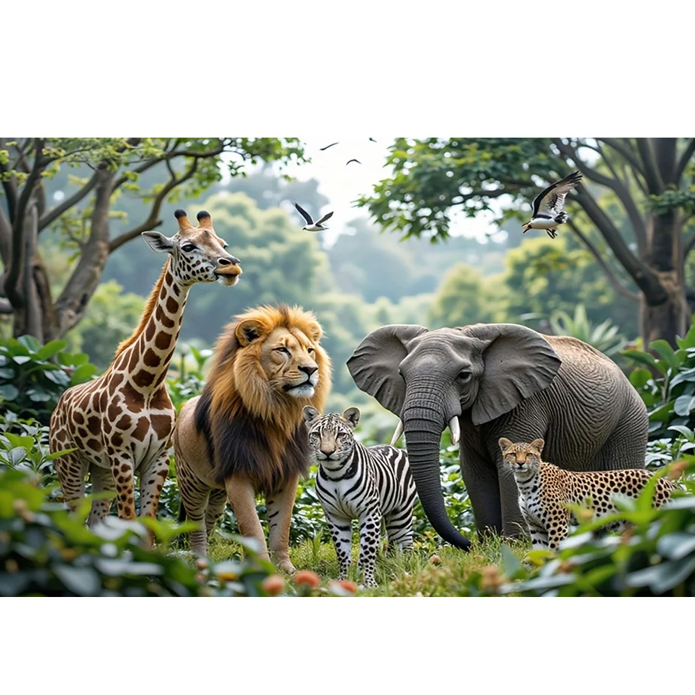 Jungle Wildlife Animals Advent - огляд і ціна Art And Craft Jungle