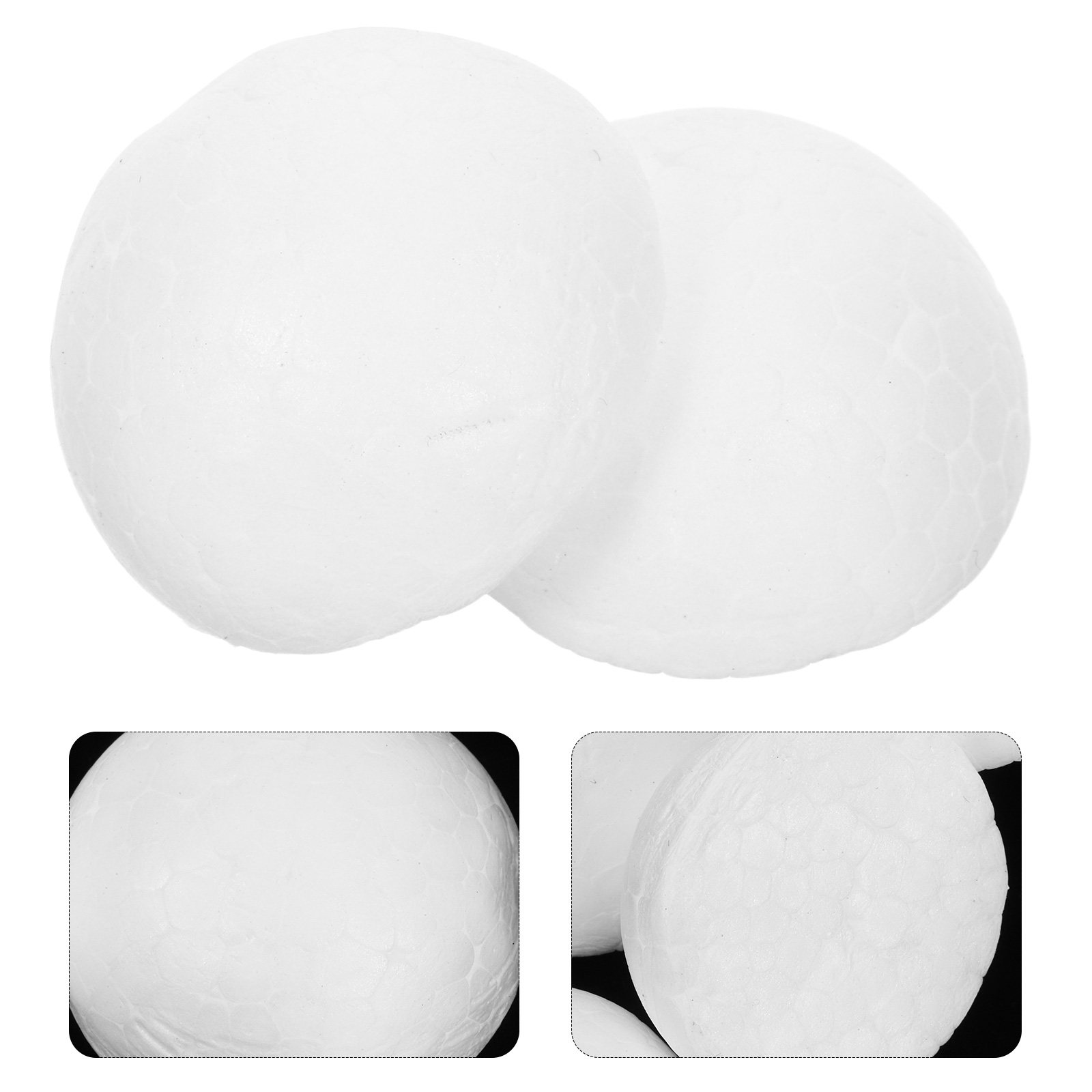 200Pcs Foam Half Balls White S - огляд і ціна Art Craft For Preschoolers