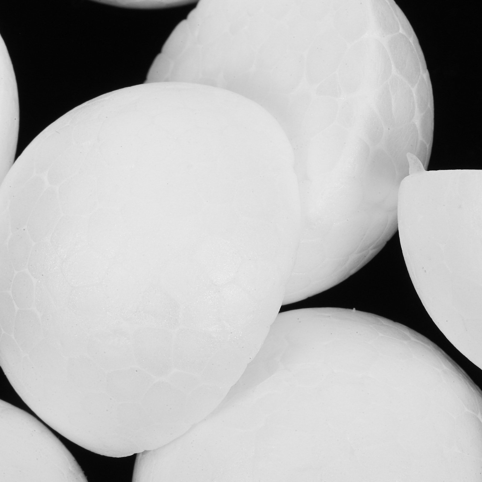 200Pcs Foam Half Balls White S - огляд і ціна Art Craft For Preschoolers
