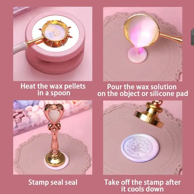 200pcs Tulip Wax Seal Stamp Ki - огляд і ціна Batik Wax Kit