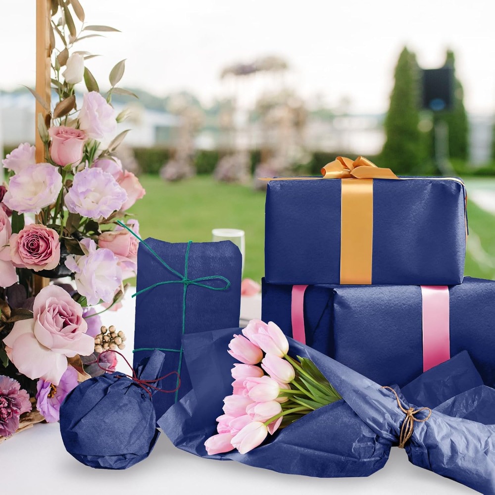 120 Sheets Navy Blue Tissue Pa - огляд і ціна Art Craft Usa