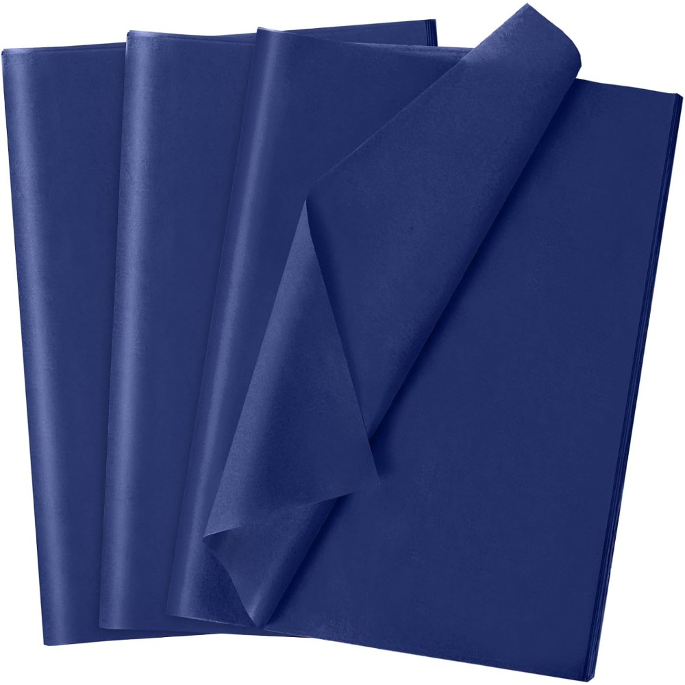 120 Sheets Navy Blue Tissue Pa - огляд і ціна Art Craft Usa