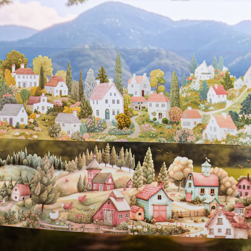 6 Rolls 6Cm×200Cm Village Them - огляд і ціна Art Craft Village
