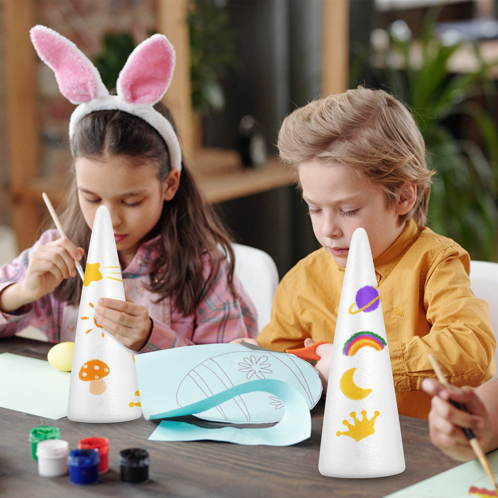 2Pcs Christmas Foam Cones Craf - огляд і ціна Art Craft For Preschoolers