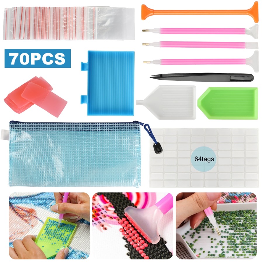 70pcs 5D Painting Tools Access - огляд і ціна Art Craft Adult