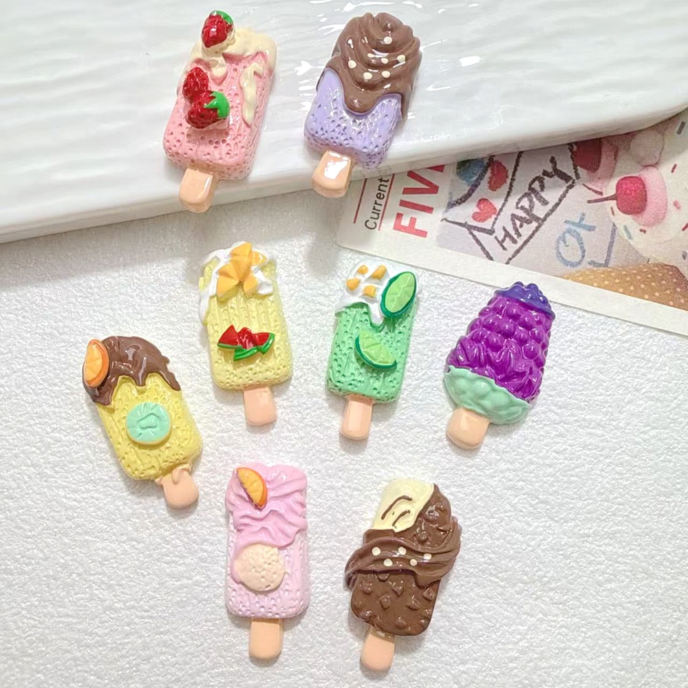 10/100pcs Cute Miniatures Doll - огляд і ціна Art Craft Ice Cream