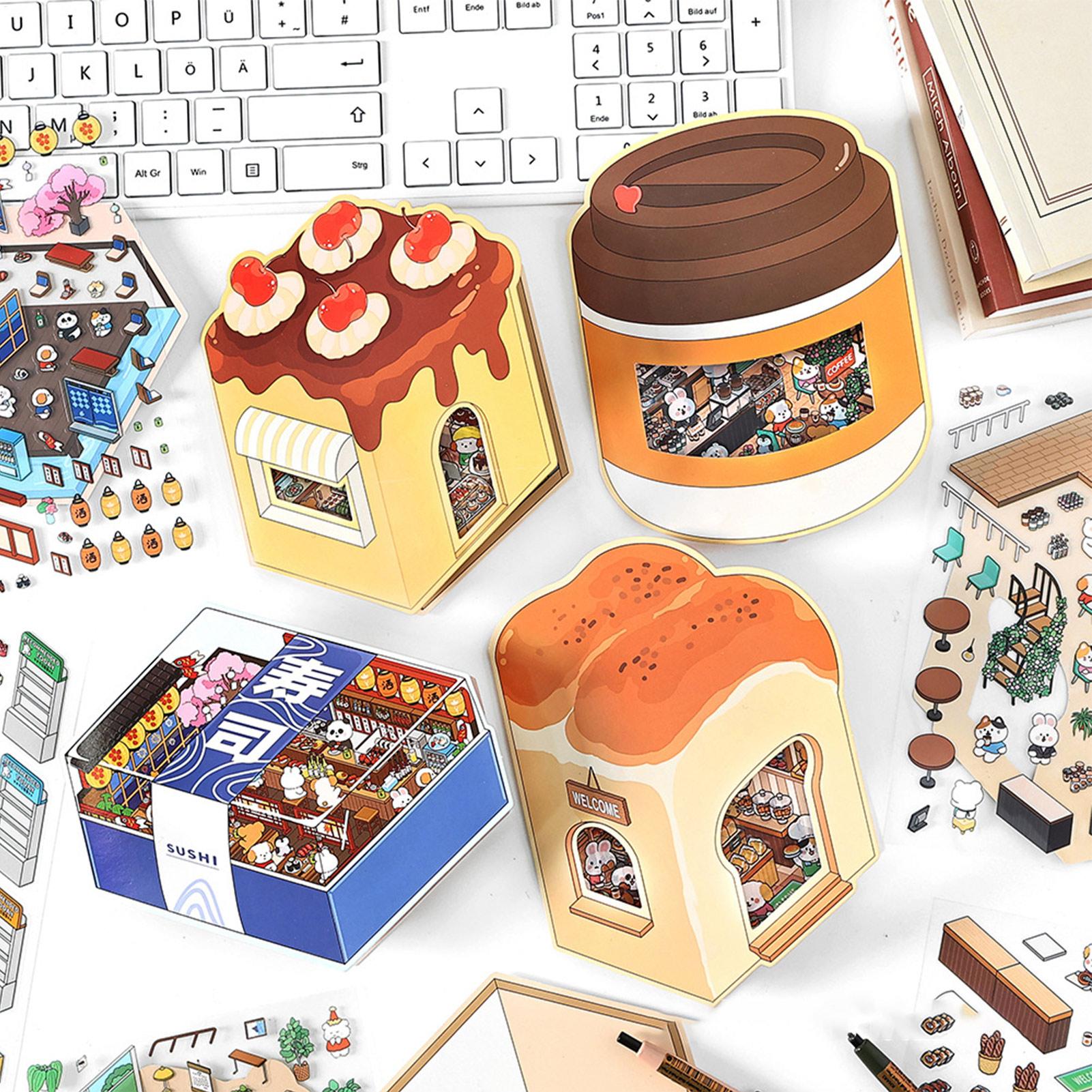 Sticker Scenes Miniature Room  - огляд і ціна Art Craft House Making