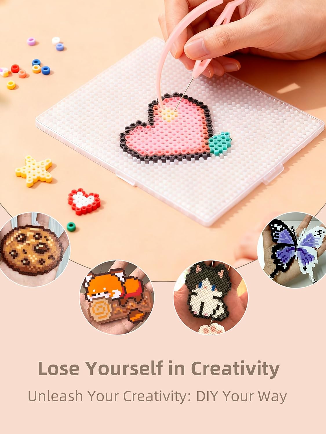 Fuse Beads Kit-Easy DIY-96 Col - огляд і ціна Art Craft Usa