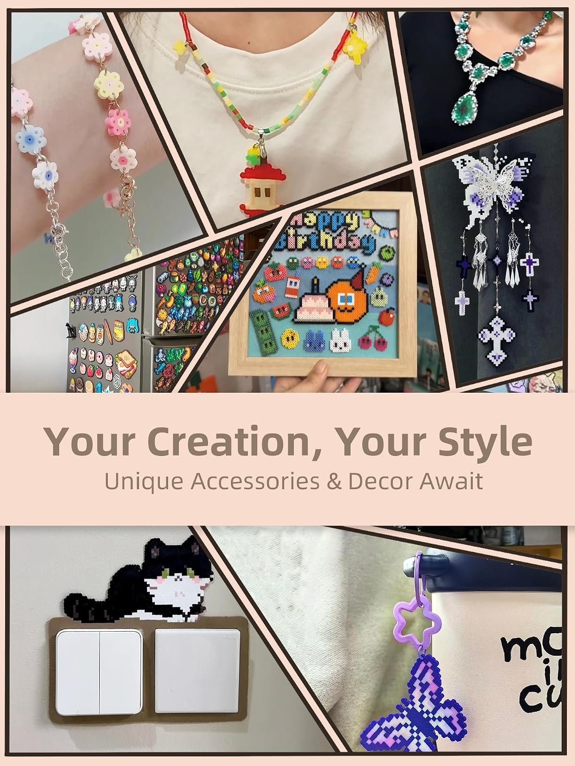 Fuse Beads Kit-Easy DIY-96 Col - огляд і ціна Art Craft Usa